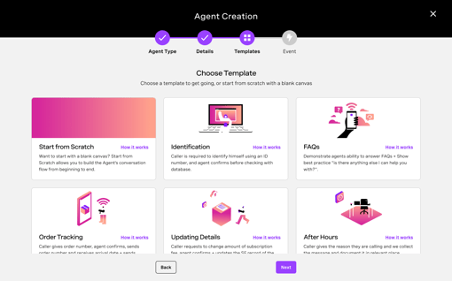 Image of AI Studio templates dashboard